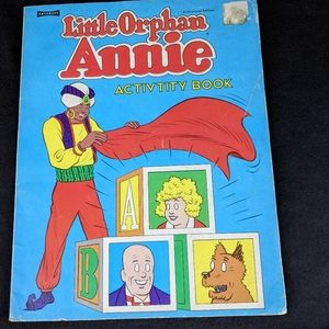 1974 little orphan Annie activity coloring book